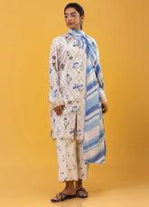 Mahay By Sana Safinaz Embroidered Slub 3 Piece Unstitched Suit H243-024A-3DB